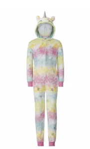 Saint Eve Hooded Fleece Sleeper Unicorn size M 10/12 - Picture 1 of 3