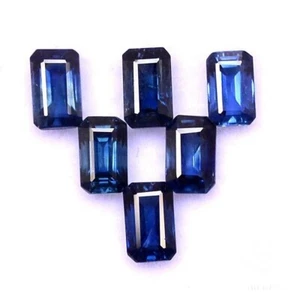 Natural Blue Sapphire Octagon Cut Loose Calibrated Gemstone Ready for Jewelry - Picture 1 of 12