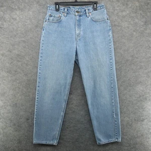 VTG Levis Jeans Womens 13 Blue 560 Loose Straight American Light Wash 90s Denim - Picture 1 of 18