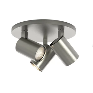 Astro Ascoli Triple Round, Dimmable Indoor Spotlight (Matt Nickel) - Picture 1 of 9
