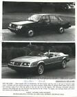 1984 Press Photo Ford Tempo and Mustang convertible new features - mjb11829
