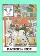 (1) PATRICK ROY MONTREAL CANADIENS GOALIE  PROMOTION  NM  CARD (I3943)