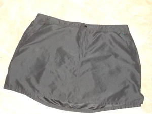 Women's Croft & Barrow Black Elastic Waist Swim Skort Size 24W - Picture 1 of 3