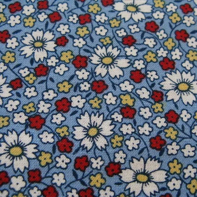Repro 1930s Floral Fabric Everything But The Kitchen Sink Sunbonnet Sue 1.33 Yds - Image 1 of 4
