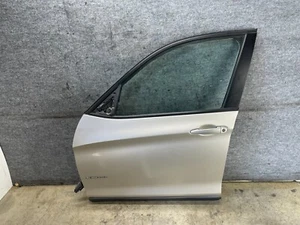 BMW F25 X3 FRONT LEFT DRIVER SIDE DOOR SHELL ASSEMBLY MINERAL SILVER OEM 72K - Picture 1 of 19