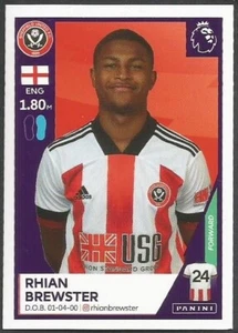PANINI FOOTBALL 2021 PREMIER LEAGUE- #492-SHEFFIELD UNITED-RHIAN BREWSTER - Picture 1 of 1