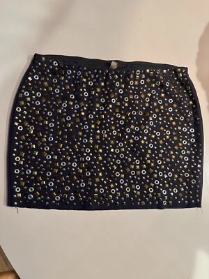 Bailey 44 Mujer Gris Oscuro y Ojal Adornado Mini Falda S  Foto 1 de 3