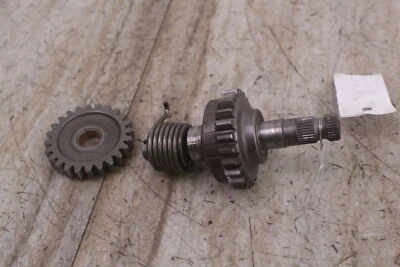 Honda CR125 CR 125 1975 eje de arranque con engranaje de ralentí Foto 1 de 4