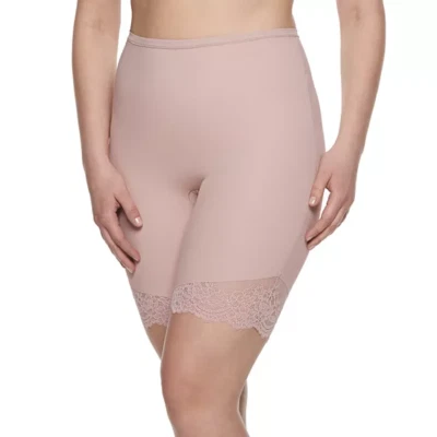 RED HOT SPANX 10189R Renda Feminina é Mais Coxa Média Curta em Blush Nude Tamanho 3X - Imagem 1 de 4