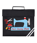 Personalised Sewing Pattern Bag Any Name  7 Colours A4 Pocket Storage & Handle
