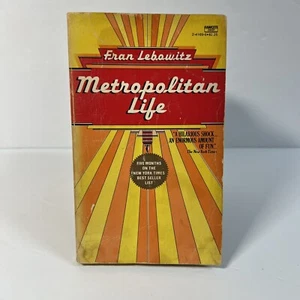 Metropolitan Life Fran Lebowitz Paperback 1st Printing BOTMC 1978 Good - Picture 1 of 6
