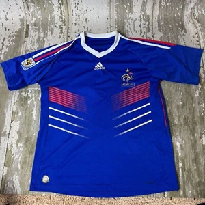 Camiseta Adidas Hombre M Selección Nacional de Fútbol de Francia 2010 FIFA Fútbol Azul - Imagen 1 de 13