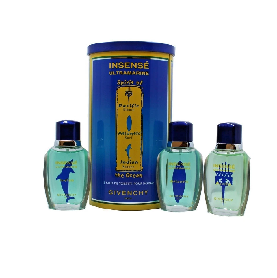 GIVENCHY INSENSE ULTRAMARINE SPIRIT OF THE OCEAN 3PC SET EAU DE TOILETTE 30ML  - Image 1 of 1