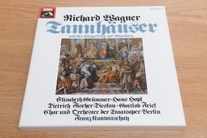 Wagner Tannhäuser Konwitschny Staatsoper Hopf Fischer-Dieskau Frick 4 LP box EMI - Picture 1 of 7