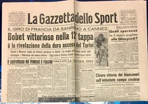 GAZZETTA DELLO SPORT 1948 BOBET TOUR DE FRANCE SANREMO CANNES - Imagen 1 de 1