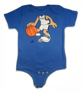Mono jugador de baloncesto Adidas Oklahoma City OKC Thunder bebé niño enredadera - Imagen 1 de 2