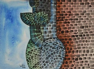 LUIS MIGUEL VALDES Cuban signed limited edition original art drawings - Bild 1 von 3