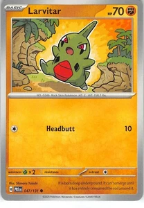 Larvitar Common SV: Prismatic Evolutions 047/131 NM - Picture 1 of 1