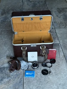 Hakuba Large Leather Camera Case and Camera Accessories One key Japan Vintage - Picture 1 of 8