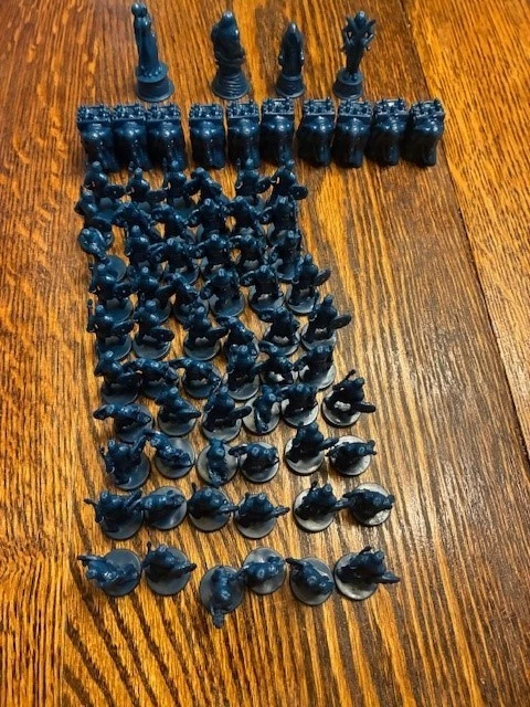 Juego de mesa Risk Godstorm Avalon Hill repuestos-azul-naranja-marrón Foto 1 de 1