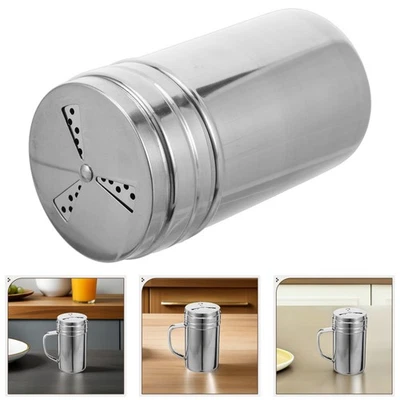  Barattolo per spezie con manico - Contenitore per condimenti in acciaio - Immagine 1 di 4