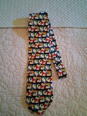 Peanuts Snoopy Joe Cool Tie 100% Silk - Image 1 of 3