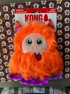 Juguete de felpa KONG Frizzles Razzle MEDIANO chirriante suave cómodo para lanzar y jugar para perros - Imagen 1 de 3