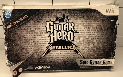 Guitar Hero Metallica Nintendo Wii con scatola. Solo chitarra BK68 - Immagine 1 di 4