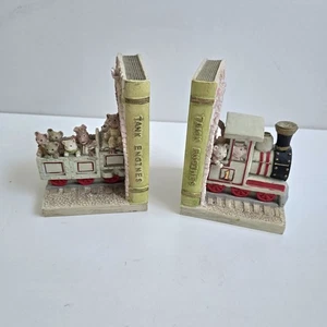 Tank Engine Train Vintage Retro Book Ends Childrens Nursery Ornament Thomas - Picture 1 of 9