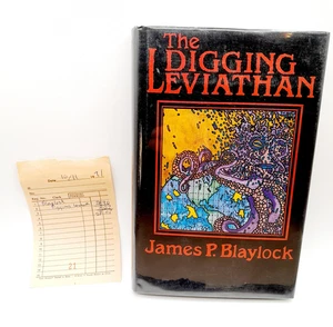 The Digging Leviathan James Blaylock HCDJ First UK Printing 1988 Limited Edition - Picture 1 of 18