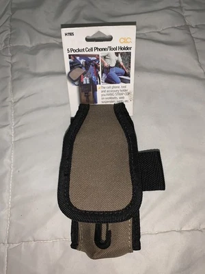 Vintage 2001 CLC 5 Pocket Cell Phone & Tool Holder Pouch With Belt Clip H1105 - Image 1 of 3