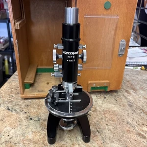 UNITRON MPS 47972 MICROSCOPE WITH CASE - Picture 1 of 8