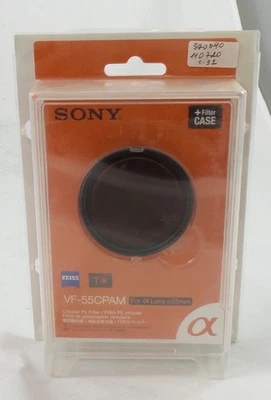 Sony Alpha Circular PL Filter for DSLR Lens Diameter 55mm (VF-55CPAM) - Image 1 of 2