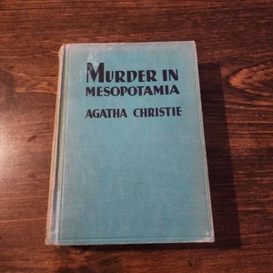 1936 Murder in Mesopotamia Agatha Christie 1st American Edition No Dust Jacket - Imagen 1 de 17