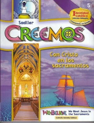 Sadlier-Creemos-Identidad católica-Workbook We Believe Bilingual-Gr 5-NO WRITING - Image 1 of 2