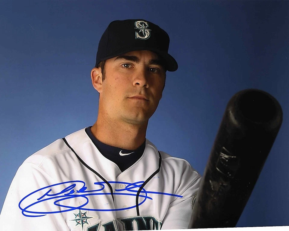 NICK FRANKLIN AUTOGRAPHED AUTO SIGNED 8X10 PHOTO SEATTLE MARINERS COA POSE - Image 1 of 1