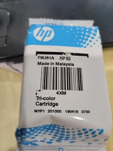 HP-63 tri-color cartridge. New. Sealed. - Photo 1/1