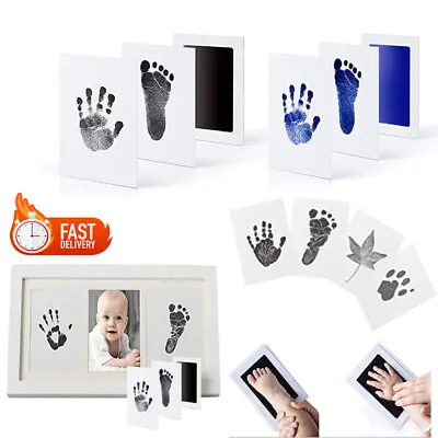 2x Inkless Contact Baby Kit-Hand Foot Print Keepsake Newborn Footprint Handprint • 2.99£