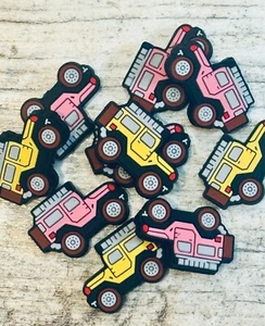 Cuentas focales de silicona rosa o amarillo para camión/SUV para bolígrafo, llavero hágalo usted mismo - Imagen 1 de 3