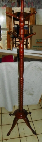 Solid Cherry Coat Rack /  Hall Tree  (HT-13) Cover