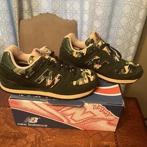 New Balance M574JCS Herren Größe 9,5 limitierte Auflage grün tarnfarben Vintage selten - Bild 1 von 9