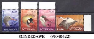 BOTSWANA - GRU PER UCCELLINI 2019 - 4V - COME NUOVE NH - Foto 1 di 1