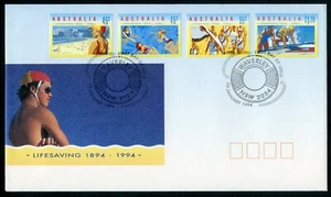 AUSTRALIA 1994 Centenary of Lifesaving Waverley PMK First Day Cover (FDC) - Picture 1 of 2