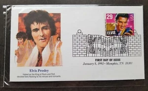 [SJ] USA Elvis Presley Celebration 1993 Artist Singer Famous Music Superstar FDC - Picture 1 of 6