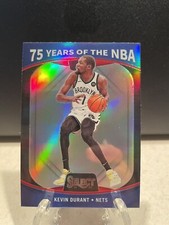 2021-22 Panini Select KEVIN DURANT 75 Years of the NBA Silver Prizm #52