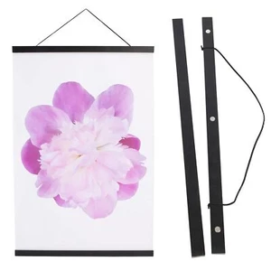 Magnetic Poster Hanger Frame, 12" Wide for 12x18, 12x16, 12x24 Posters, Black - Picture 1 of 12