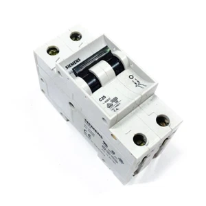 Disyuntor Siemens 5SX22-C25, 2 polos, 25 amperios, 400 voltios - Imagen 1 de 4