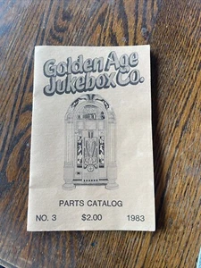 1983 Golden Age Jukebox Co Parts Catalog For Wurlitzer Rockola And Seeburg - Picture 1 of 7