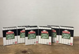 Prang Dustless Hygieia White Chalk 6 Boxes 72 Sticks 31144 - Picture 1 of 1