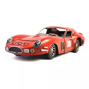 BURAGO 1/18 SCALE 1962 FERRARI GTO RED MADE IN EUROPE CLASSIC ARTWORK FIGURINE - Picture 1 of 5